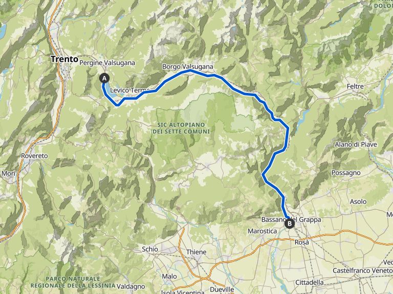 Ciclabile Valsugana: dal Lago di Caldonazzo a Bassano del Grappa | bike ...